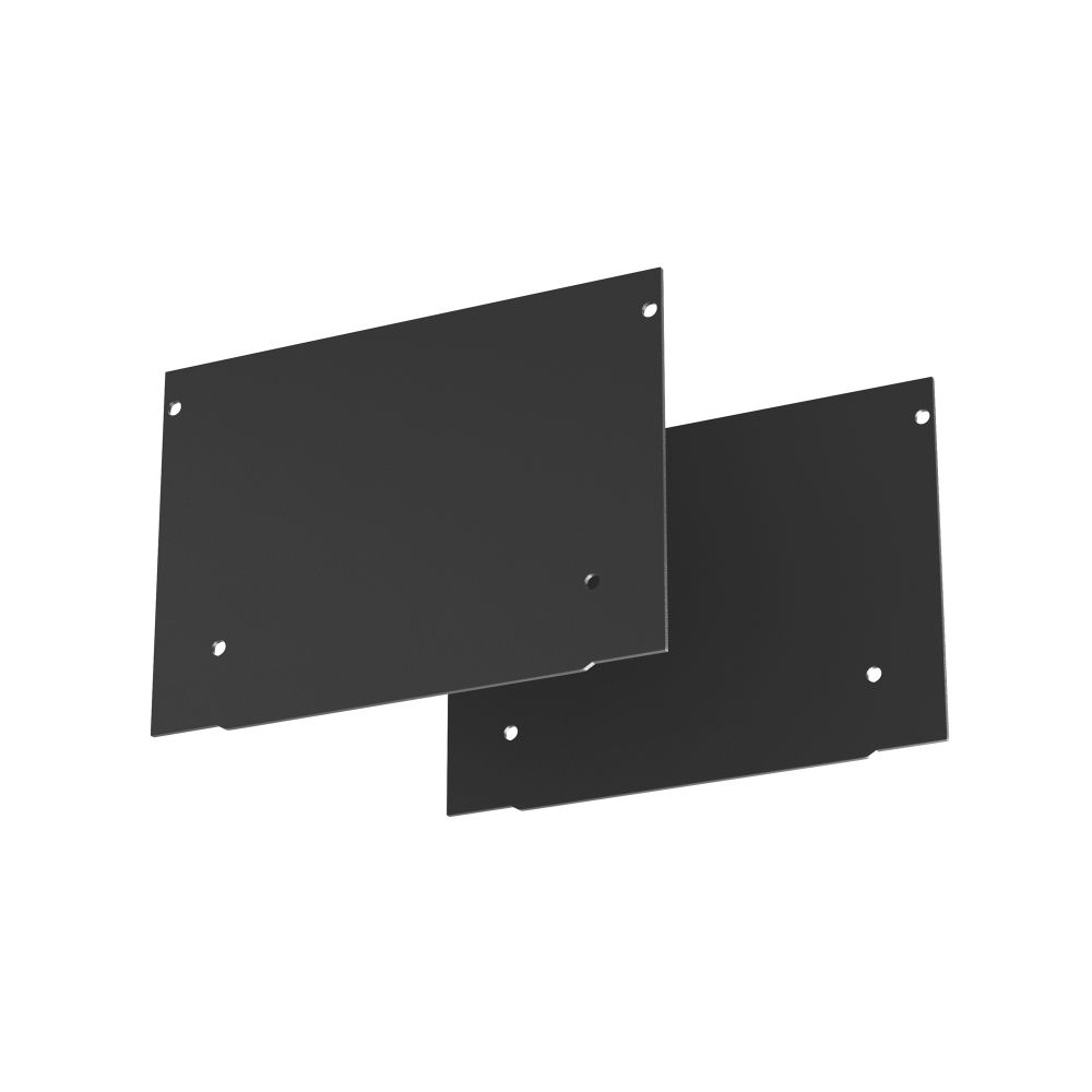 Заглушка декоративная черная - 2шт.+ 8 саморезов для профиля ALM-11681-PL-B-2M Maytoni ALM013EC-PL-B