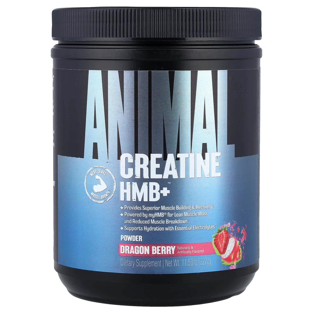 Animal, Creatine HMB+™ в порошке, со вкусом питахайи, 327 г (11,53 унции)