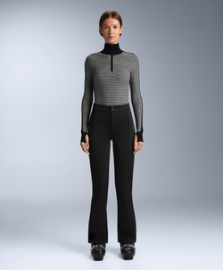 Oysho Термофутболка с жаккардовым узором, черный