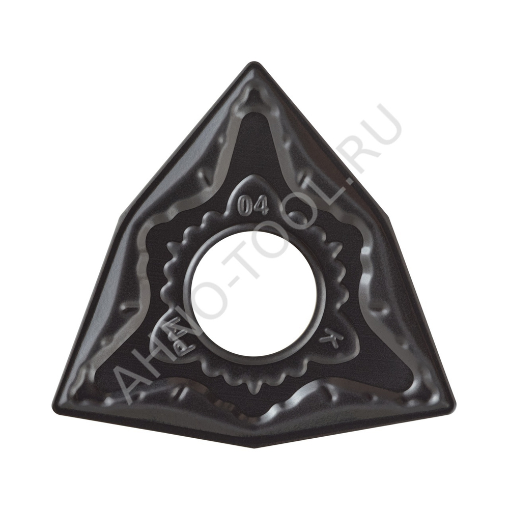 Пластина твердосплавная ISO WNMG080404-PMA ACP10E AHNO по стали, чистовая