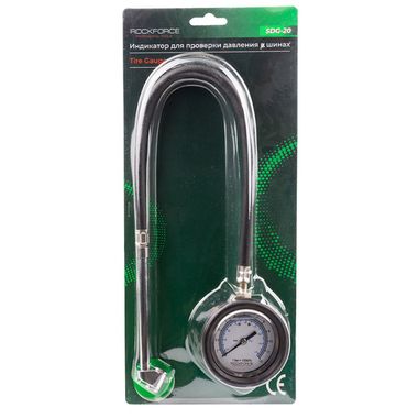 Индикатор для проверки давления в шинах грузовых А/М (0-12 Bar) RockForce RF-SDG-20