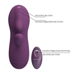 Фиолетовая виброподушка Luka с пультом ДУ