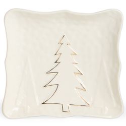 БЛЮДО СЕРВИРОВОЧНОЕ "НОВОГОДНЕЕ" 15,7*14,4*2,3 СМ