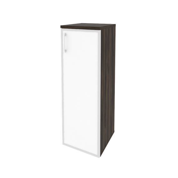 Оникс Шкаф средний узкий правый O.SU-2.4 R (R) white  400*420*1207