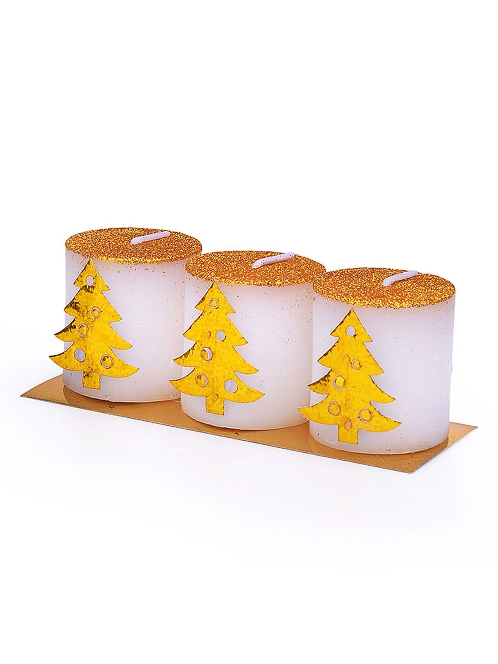 Набор свечей восковых Золотая ёлочка (00-7034)