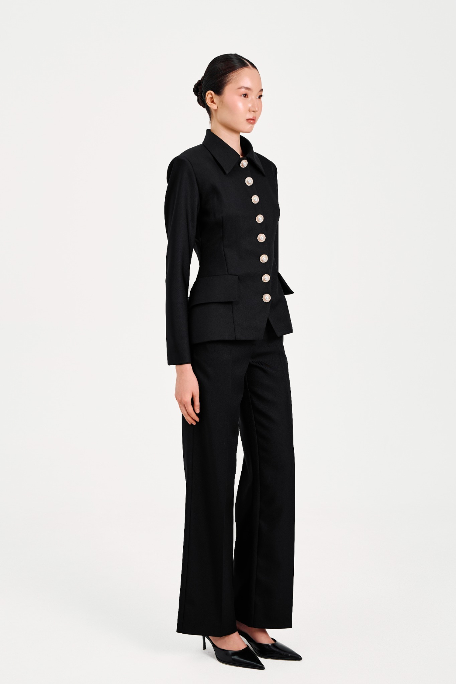 Пиджак Chevalier (Шевалье) c нар. пуговицами черный