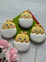 Пасхальные имбирные пряники для кулича