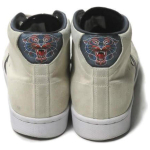 Конверс Cons Pro Leather HI 'Al Davis Белый Замша' Удобный MID Топ Кеды Унисекс Серый