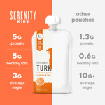 Serenity Kids, Фермерская индейка с бататом, тыквой и свеклой, для детей от 6 месяцев, 99 г (3,5 унции)