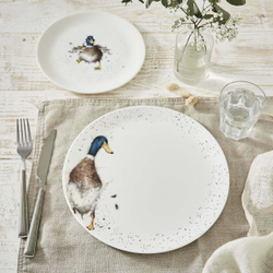 Royal Worcester - Wrendale Designs Обеденная тарелка с уткой, 27см / артикул   WNKC4077-XB  / GTIN 749151683143