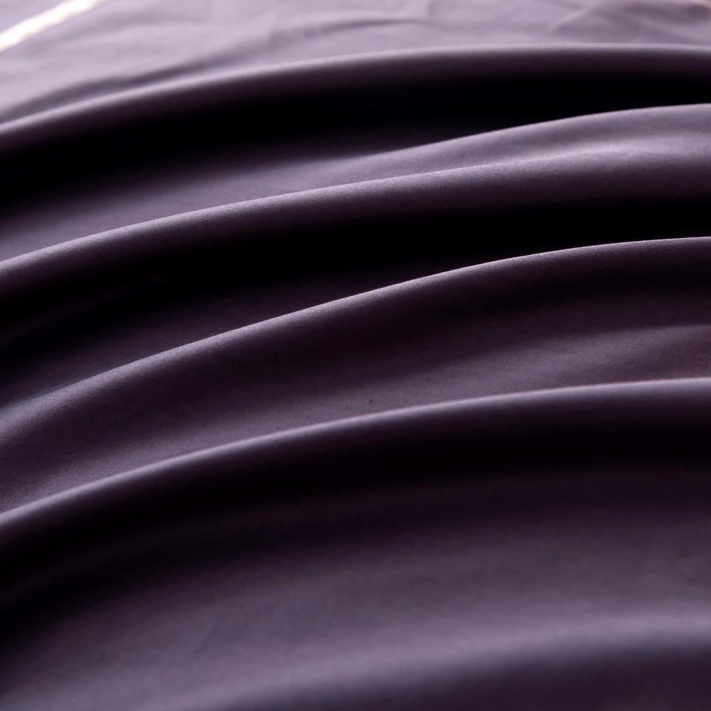 Комплект постельного белья Однотонный Сатин Премиум широкий кант OCPK033