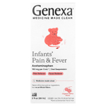 Genexa, Infants 'Pain & Fever, органическая вишня, 160 мг, 59 мл (2 жидк. Унции)