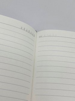 Блокнот А5 конвертом 96 л в линейку черный (30579-1)