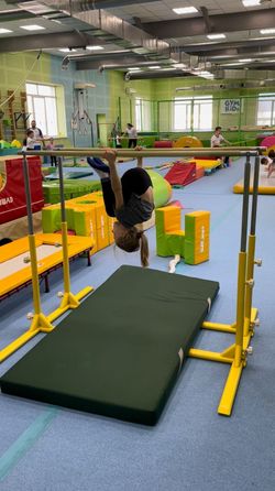 Брусья гимнастические разновысокие - детские - регулируемые