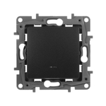 Выключатель 1-клавишный с подсветкой/индикацией 10А 250В антрацит ETIKA Legrand