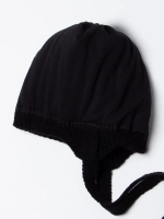 Шапка для девочки с ушками осенняя