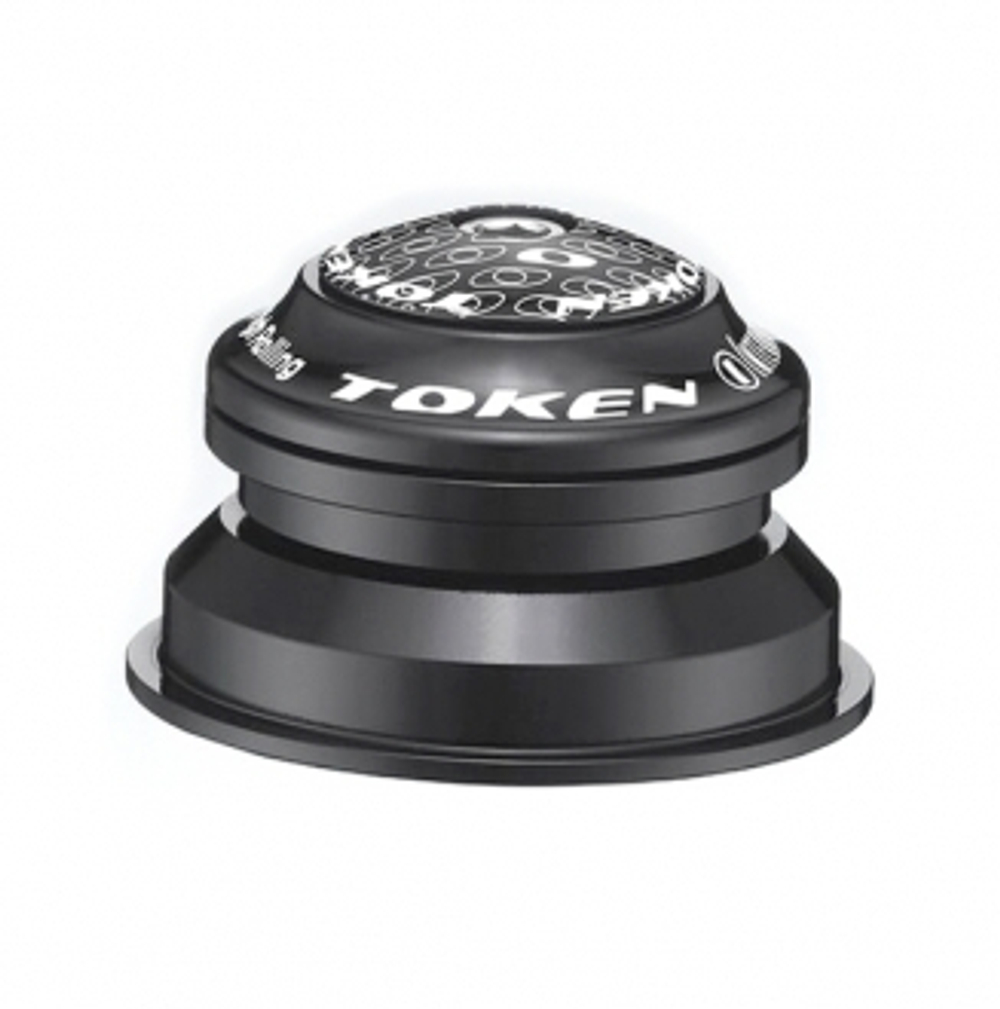 Рулевая колонка,TOKEN TK035ARM 1-1/8" полуинтегрированная, переходная: труба 1,5"-1-1/8", штырь 1-1