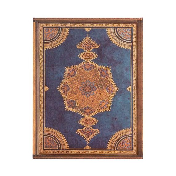 Paperblanks notebook Safavid Binding Art / Safavid Indigo Midi size Unlined