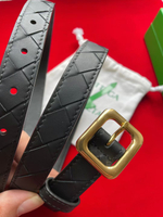 Ремень с крупным клетчатым плетением