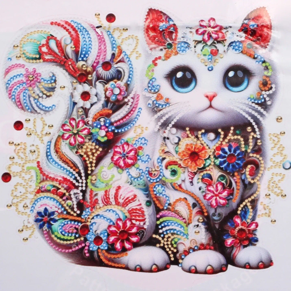 Набор для творчества на акриловой подставке «DIAMOND», кошечка, 24.5*24.5см, (коробка)