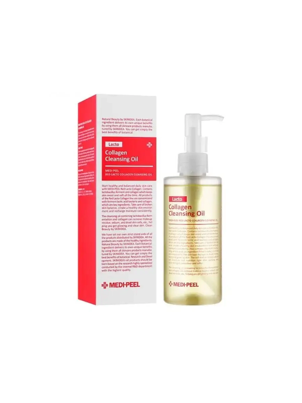Гидрофильное масло с лактобактериями MEDI-PEEL Red Lacto Collagen Cleansing Oil 2X 200 мл