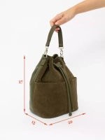 сумка через плечо маленькая натуральная замша