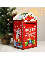 Деревянный ящик для писем Деду Морозу «Новый год!»