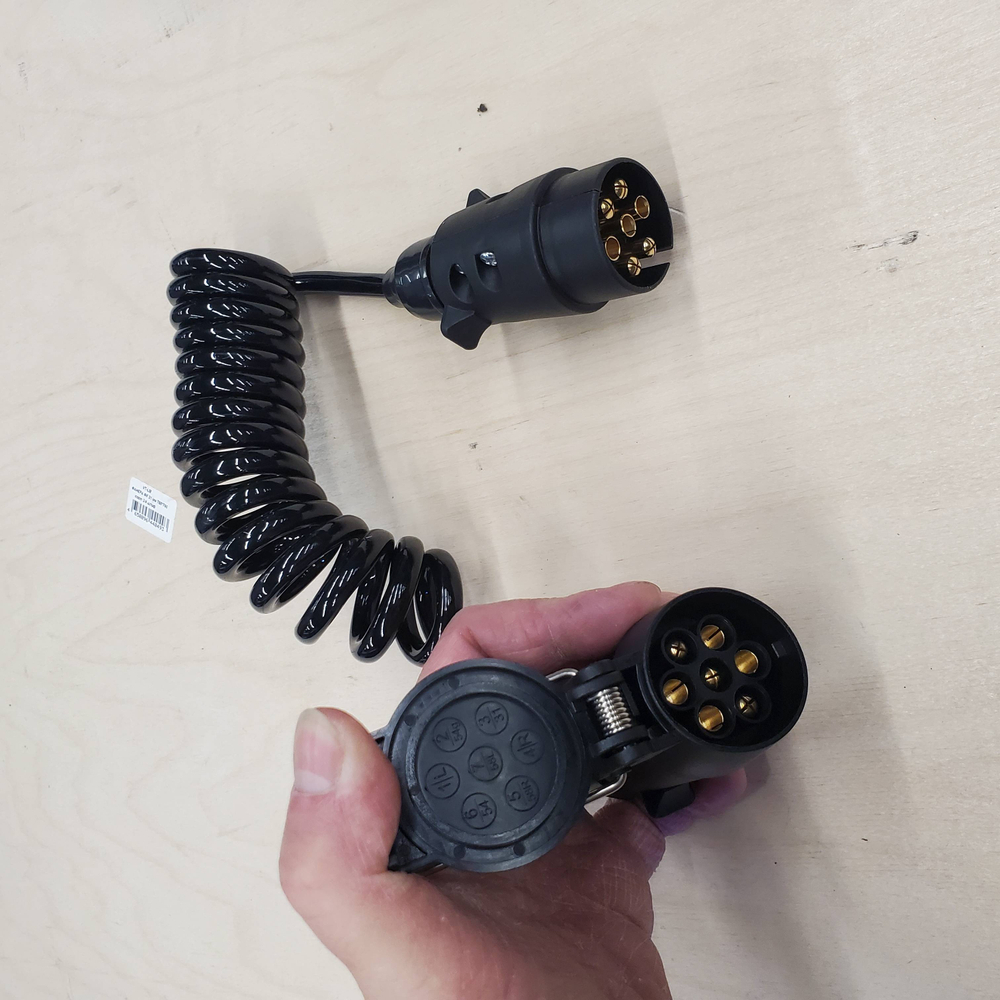 Удлинительный кабель для прицепа 7-pin 2м. (вилка-розетка)