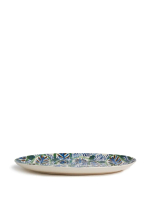 Блюдо овальное Japanese Kimonos Blue/Green, 40 х 29 см