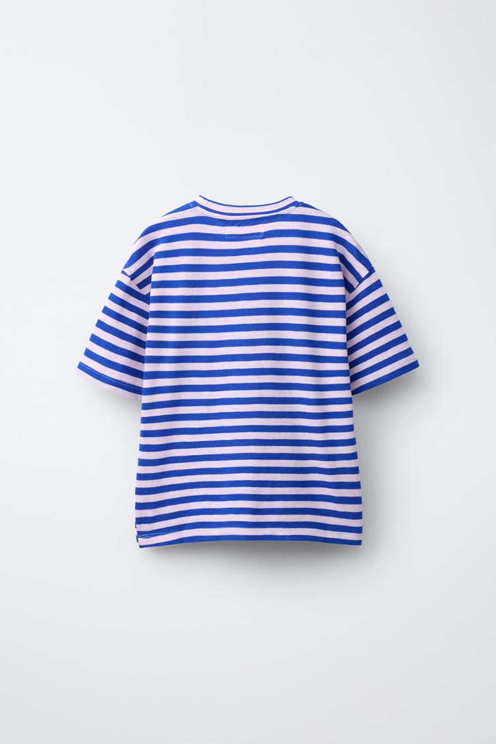 ZARA ФУТБОЛКА В ПОЛОСКУ, СИНИЙ