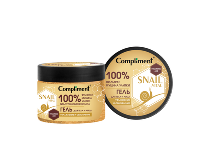 Compliment SNAIL VITAL Гель для тела и лица Увлажнение и обновление