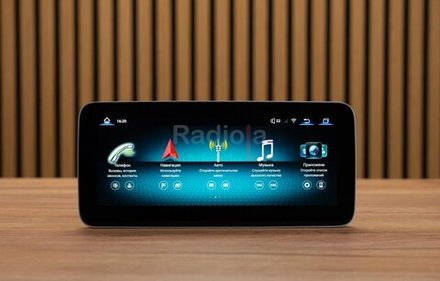 Магнитола для Mercedes-Benz A W176 2015-2018 NTG 5.0/5.1 - Radiola RDL-7705-L монитор 10.25" на Android 13, 8+128Гб, CarPlay, 4G SIM-слот