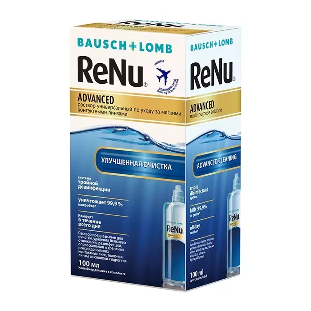 Универсальный раствор ReNu Advanced купить в интернет магазине Линзынадом24.рф