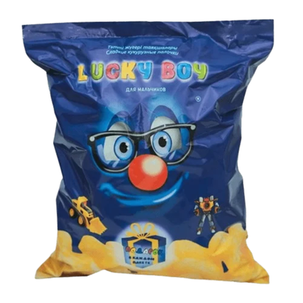 Кукурузные палочки Lucky Boy с подарком для мальчиков 120 гр