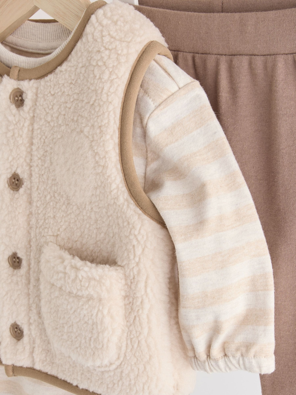 Комплект из трех предметов Next N75-983, Бежевый