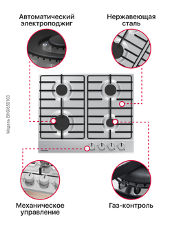 Газовая панель Hansa BHGI650103