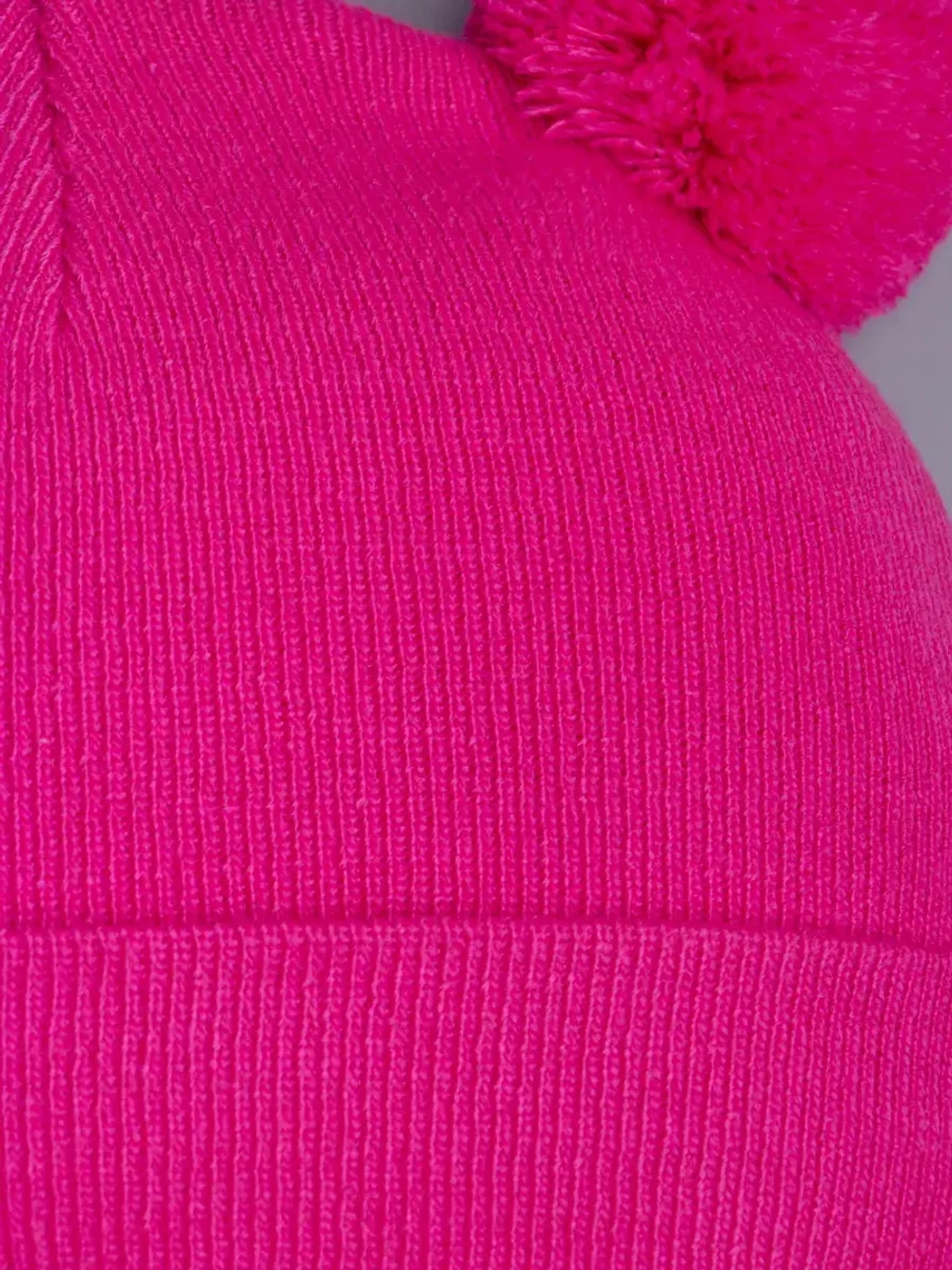 Шапка детская осенняя с помпонами