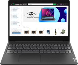 Ноутбук Lenovo IdeaPad 3 15IGL05 Celeron N4020 4Gb 1Tb Intel UHD Graphics 600 15.6" TN HD (1366x768) Free DOS black WiFi BT Cam 81WQ00HLRK