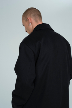 Пальто из шерсти и кашемира | black