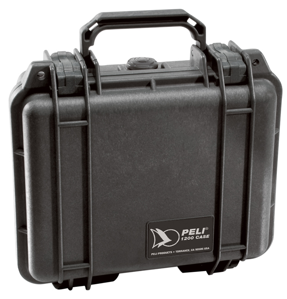 Защитный кейс Peli™ 1200 черный с поропластом