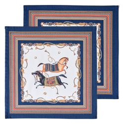 НАБОР САЛФЕТОК 2 ШТ "PASSAGE",40Х40СМ, 100% ХЛОПОК,БЕЛЫЙ,ТВИЛ