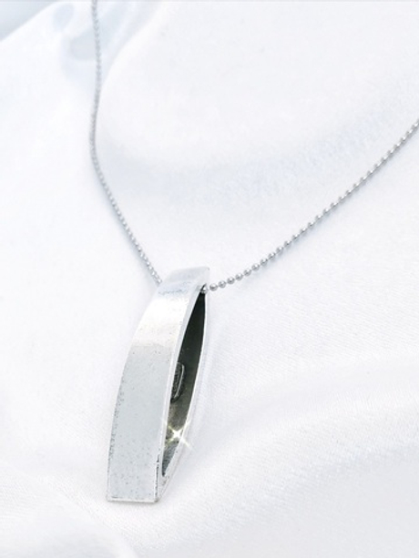 "Рува" подвеска в серебряном покрытии из коллекции "Mona" от Jenavi с замком карабин