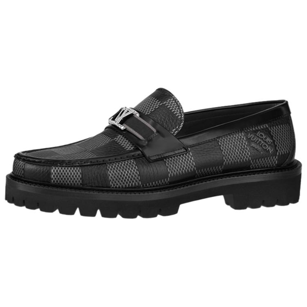 LOUIS VUITTON Leather Loafers