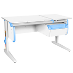 Растущая парта Дэми СУТ 25 с навесной тумбой (1200×610 мм)