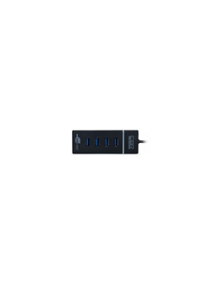 CBR CH 157 USB 3.0 концентратор, 4 порта. Поддержка Plug&Play. Длина провода 50+-3см. LED-подсветка.