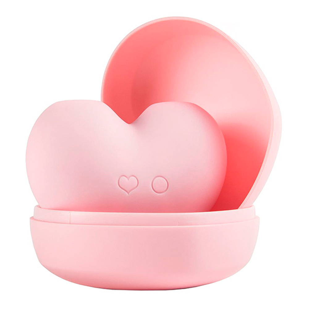 Розовый вакуумный стимулятор 9,8см в форме сердца BeYourLover Heart TW158