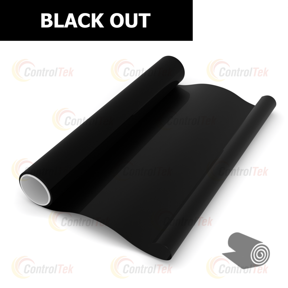 Пленка для окон декоративная BLACK OUT ControlTek, рулон (размер 1,524x30м.)