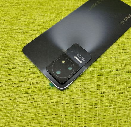 Poco F4 5G (2022) (22021211RG) - Задняя крышка (корпус) в сборе со стеклом камеры (стеклянная) (ORIG-SP)