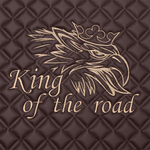 Ковры SCANIA 5 серии G (автомат), (экокожа, коричневый, черный кант, бежевая вышивка)