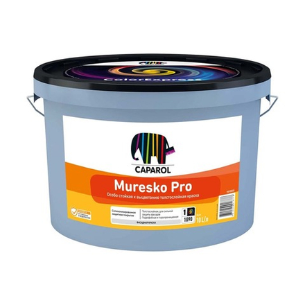 Краска фасадная Caparol Muresko Pro, база 1, белая, 10 л